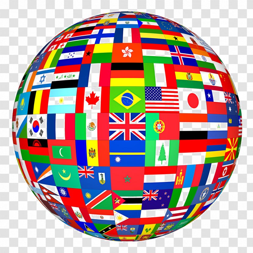 Flags Of The World Globe Flag - Politics Transparent PNG