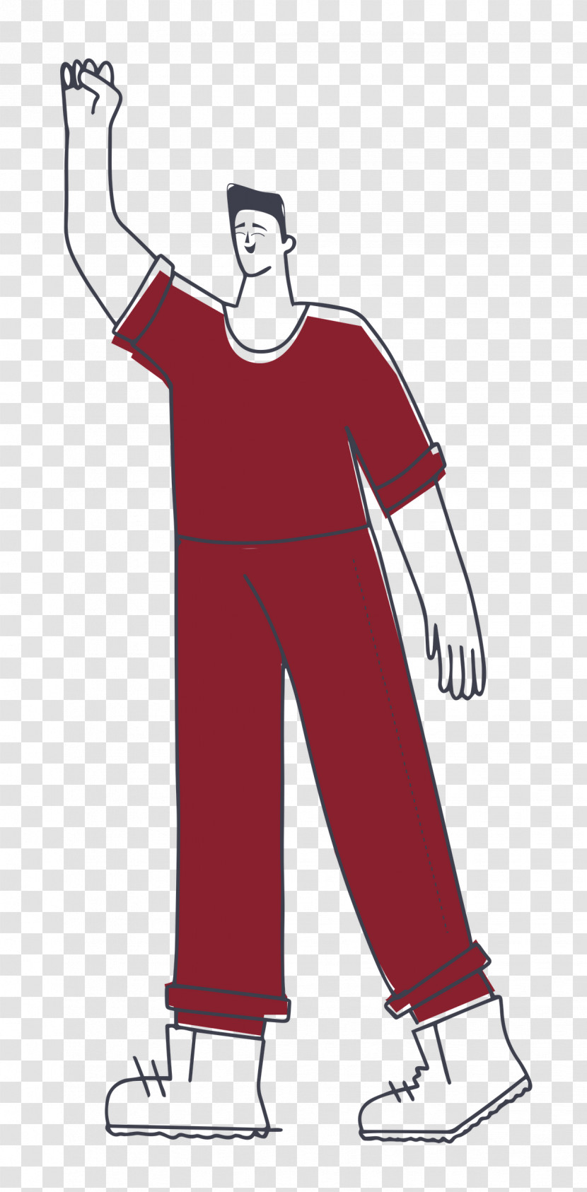 Boy Standing Transparent PNG