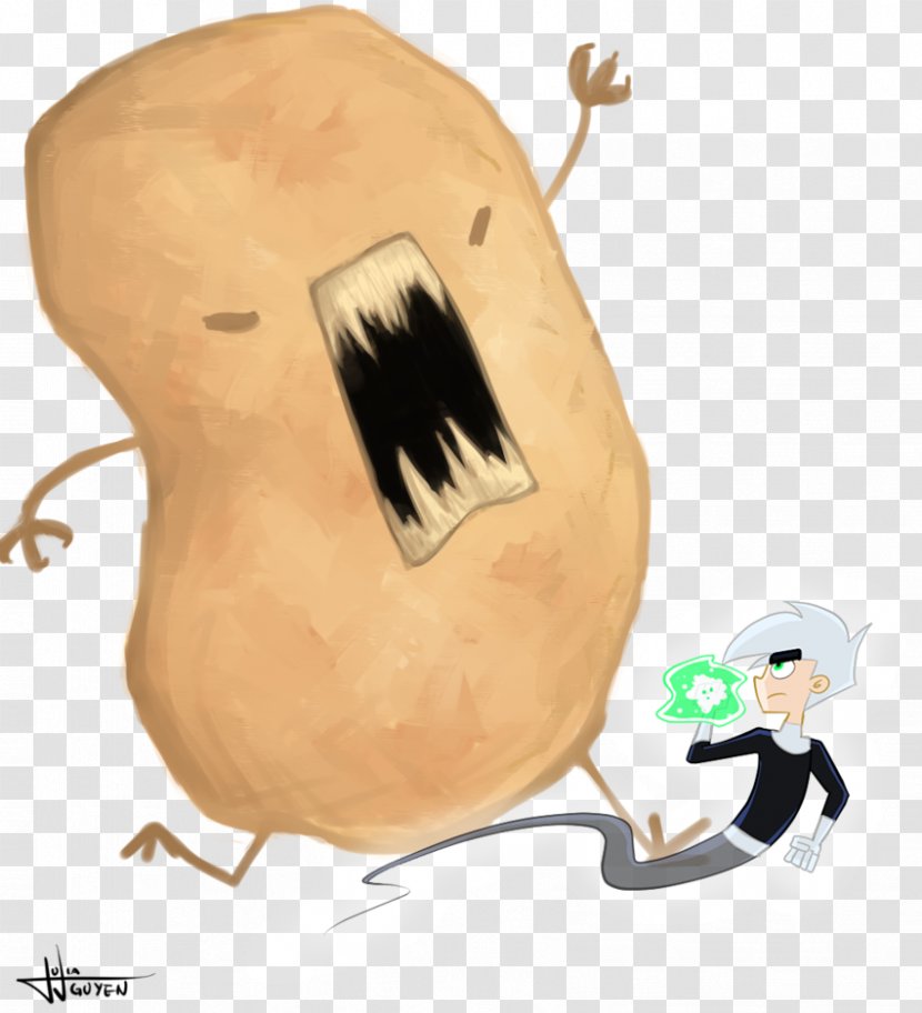 Potato Cartoon Ghost Vegetable Transparent PNG