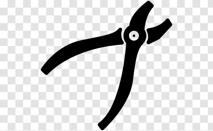 Pliers Tool - Black And White - Plier Transparent PNG