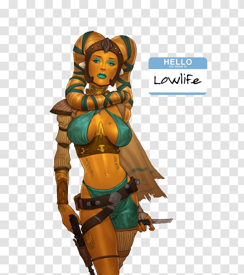 Cartoon Character - Fictional - Aayla Secura Transparent PNG