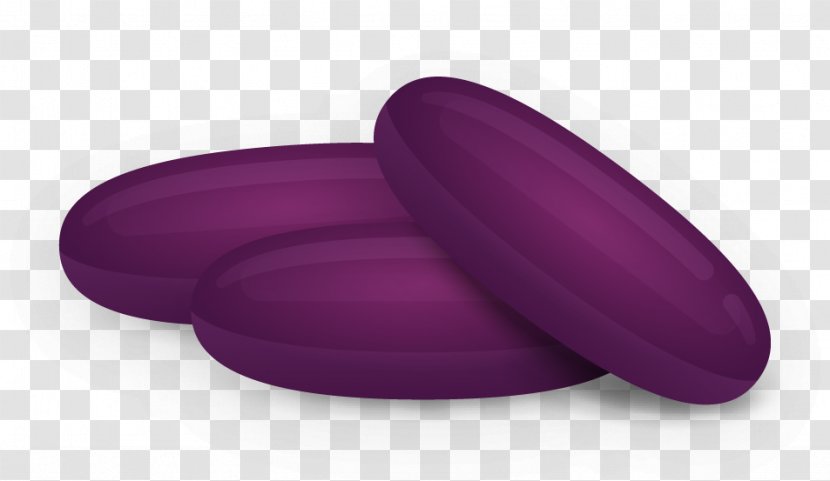 Product Design Purple - Fish Oil Capsules Actual Size Transparent PNG
