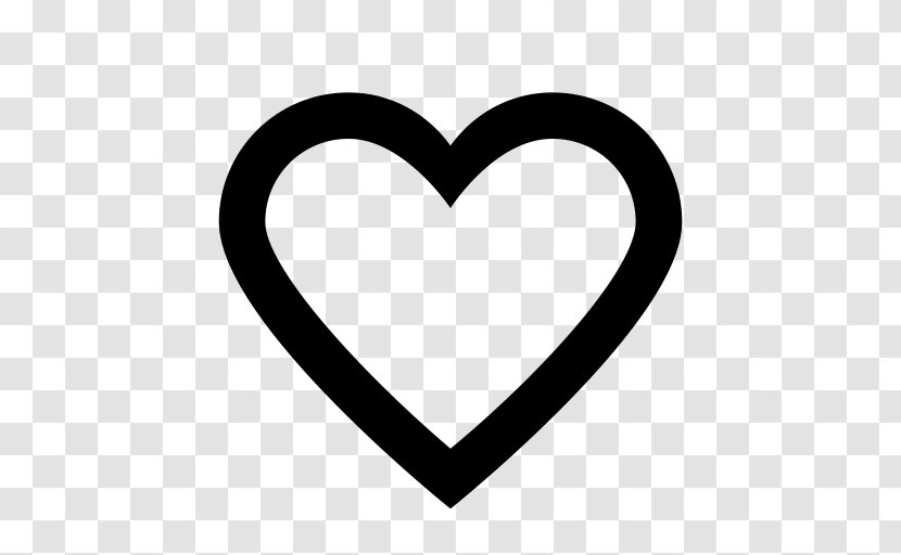 Android Symbol - Black And White - Love Transparent PNG