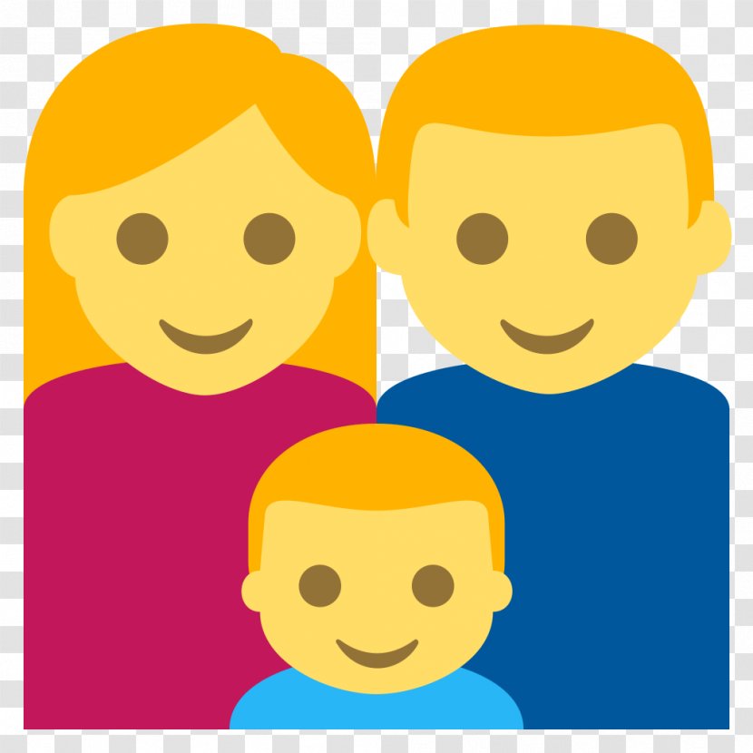 Emoji Family Emoticon Meaning Father - Child Transparent PNG