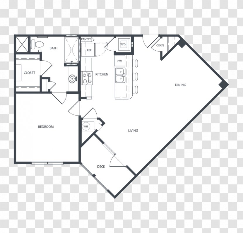 3D Floor Plan Asheville Exchange Apartment Homes Transparent PNG