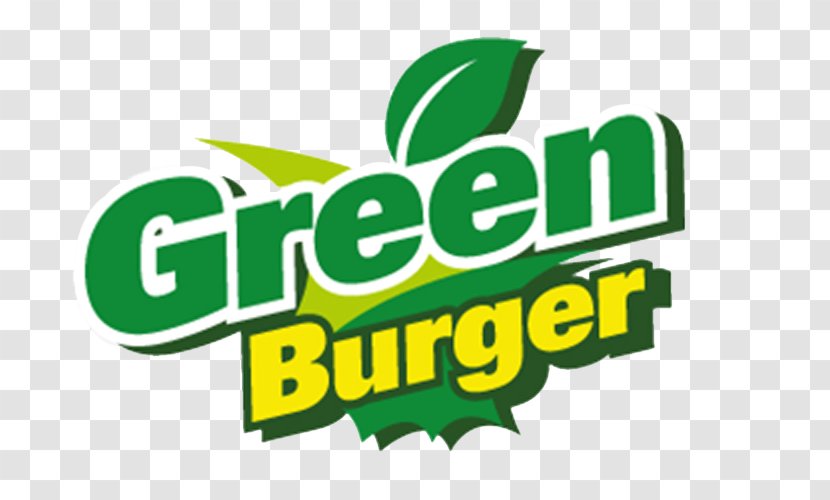Take-out Hamburger GreenBurger Fast Food Veggie Burger - Text Transparent PNG
