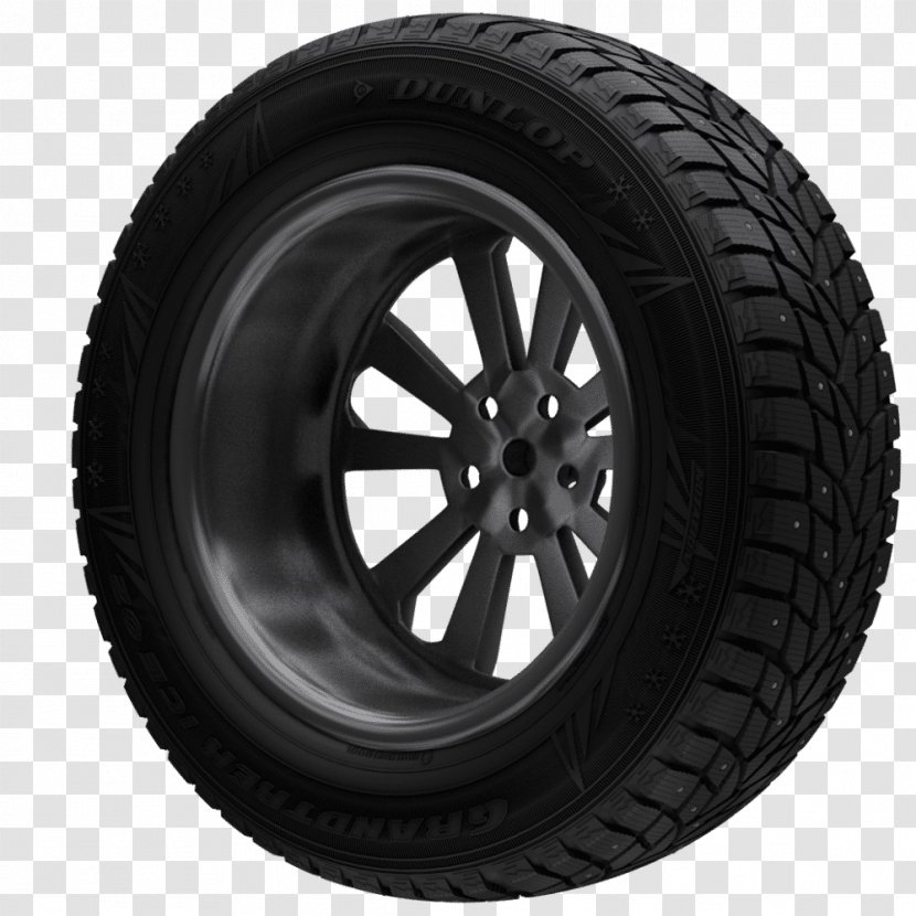 Tread Alloy Wheel Tire Spoke - Dunlop Tyres Transparent PNG