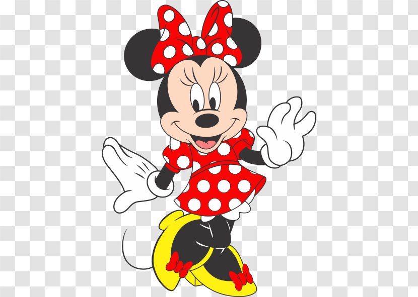Minnie Mouse Mickey Donald Duck Pluto - Vermelha Transparent PNG