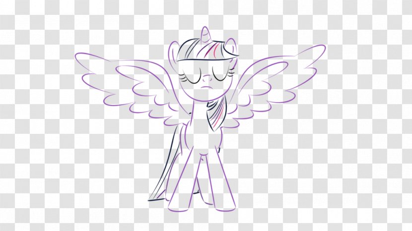 Winged Unicorn Twilight Sparkle Illustration Sketch - Flower - Sparkling Vector Transparent PNG