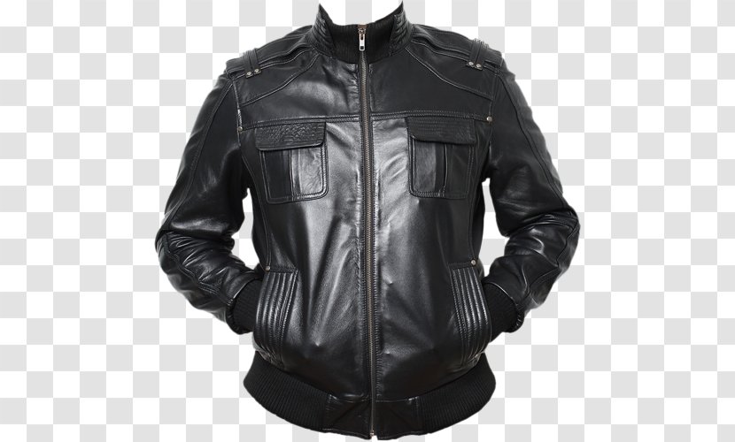 Leather Jacket Clothing Fashion - Frock Coat - Men's Transparent PNG