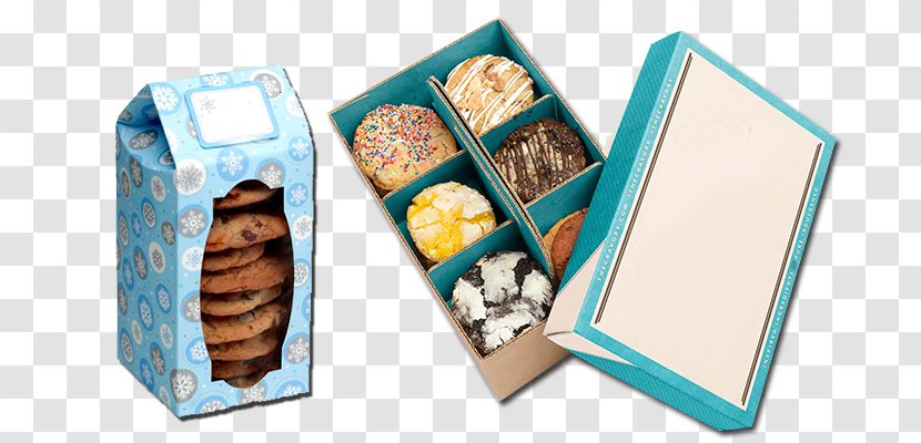 Bakery Chocolate Brownie Donuts Paper Box - Decorative - Cookie Packaging Transparent PNG