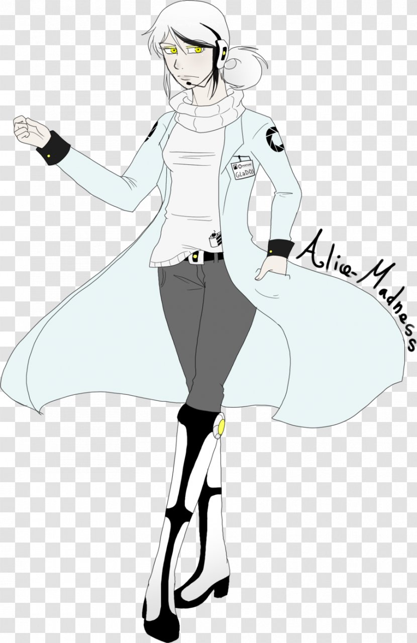 Clip Art Shoe Costume Illustration Line - Cartoon - Goth Alice Madness Transparent PNG