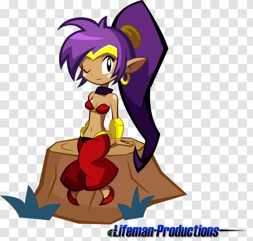 Shantae: Half-Genie Hero Shantae And The Pirate's Curse Video Game Wii U - Silhouette - Frame Transparent PNG
