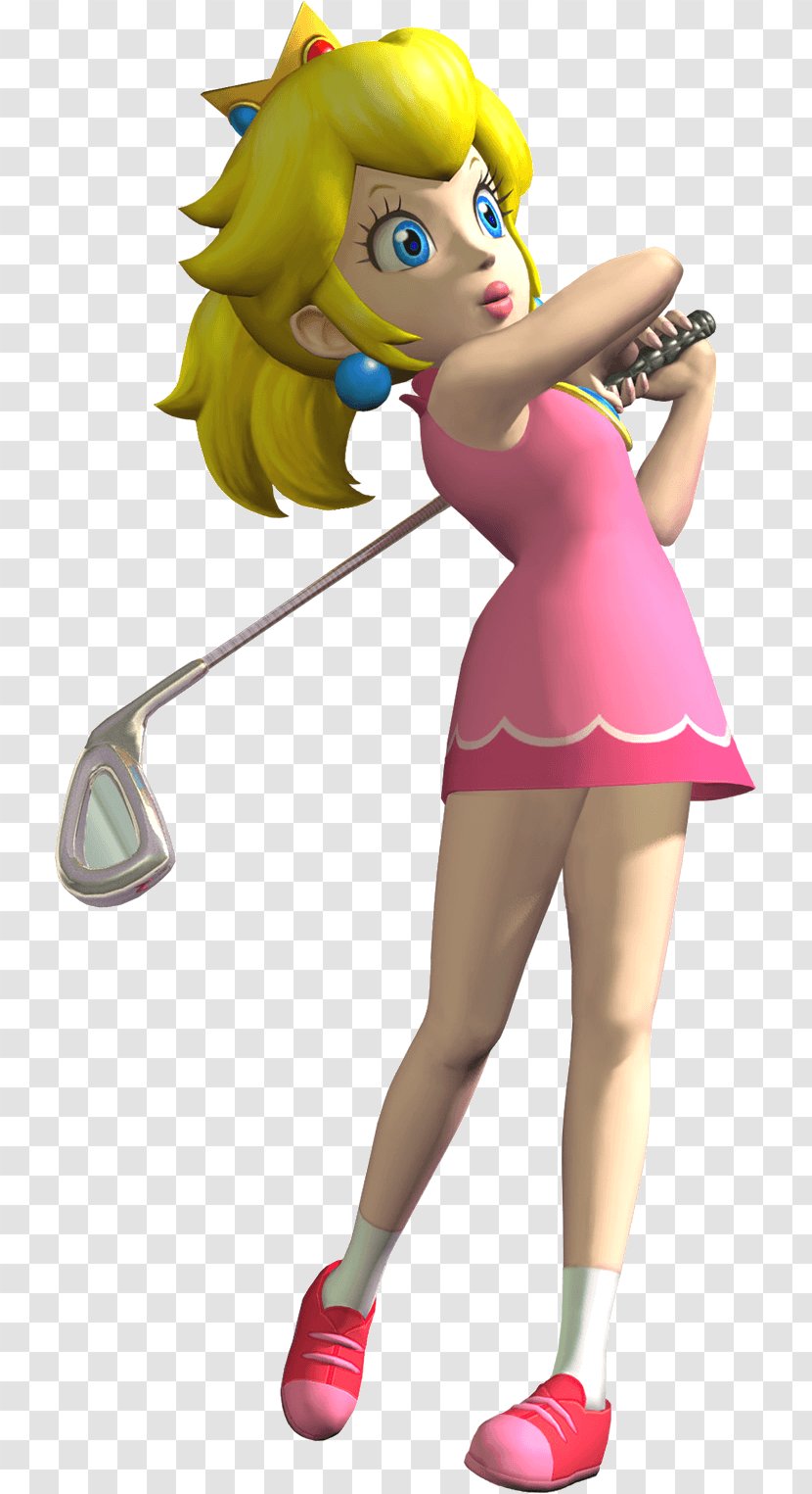 Mario Golf: Toadstool Tour Princess Peach Daisy - Flower - Details Of The Main Clothing Transparent PNG