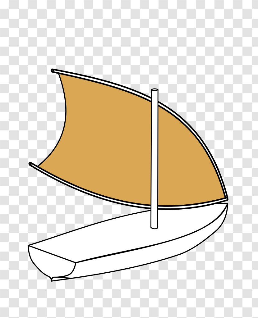 Boat Crab Claw Sail Lateen Square Rig - Rigging Transparent PNG