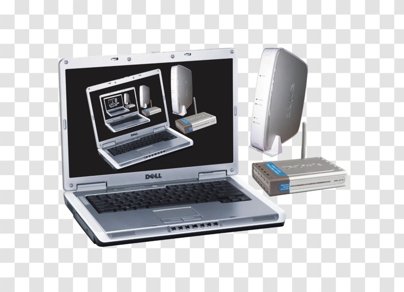 Dell Inspiron Netbook Laptop Computer Hardware - Desktop Computers - Network Transparent PNG