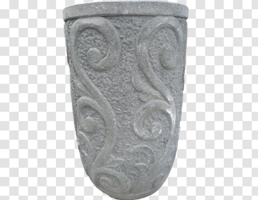 Stone Carving Vase Rock - Artifact Transparent PNG