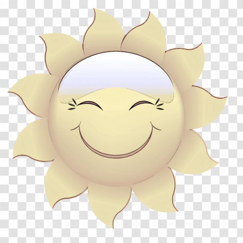 Cartoon Yellow Smile Star Transparent PNG