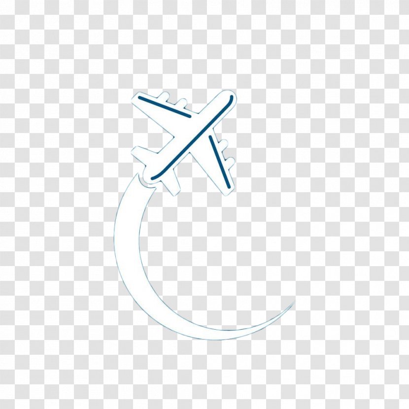 Brand Angle Pattern - Text - White Aircraft Flight Route Transparent PNG