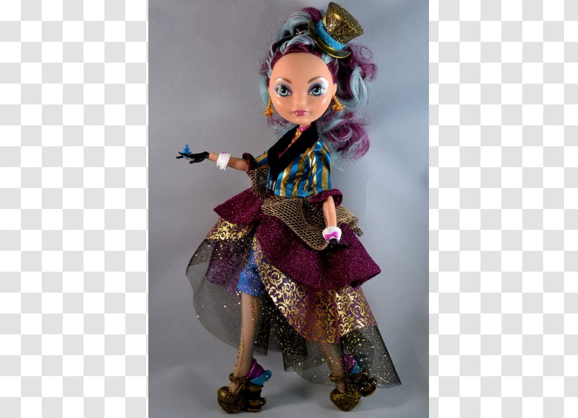 Ever After High Legacy Day Raven Queen Doll The Mad Hatter Apple White - Figurine Transparent PNG