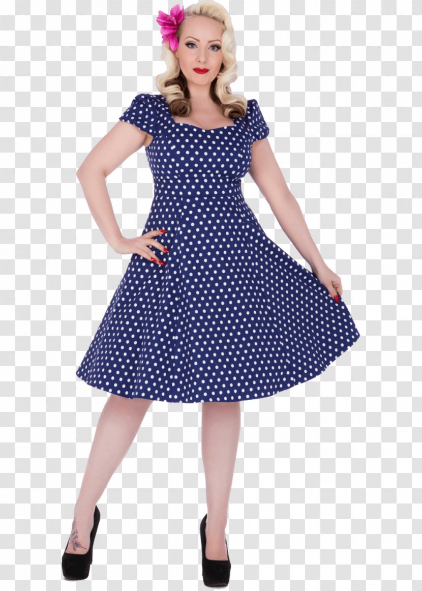 1950s Dress Neckline Vintage Clothing Polka Dot - Frame Transparent PNG