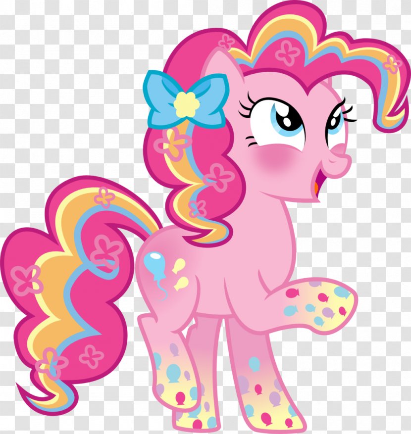 Pony Pinkie Pie Rainbow Dash Fluttershy Rarity - Watercolor - My Little Transparent PNG