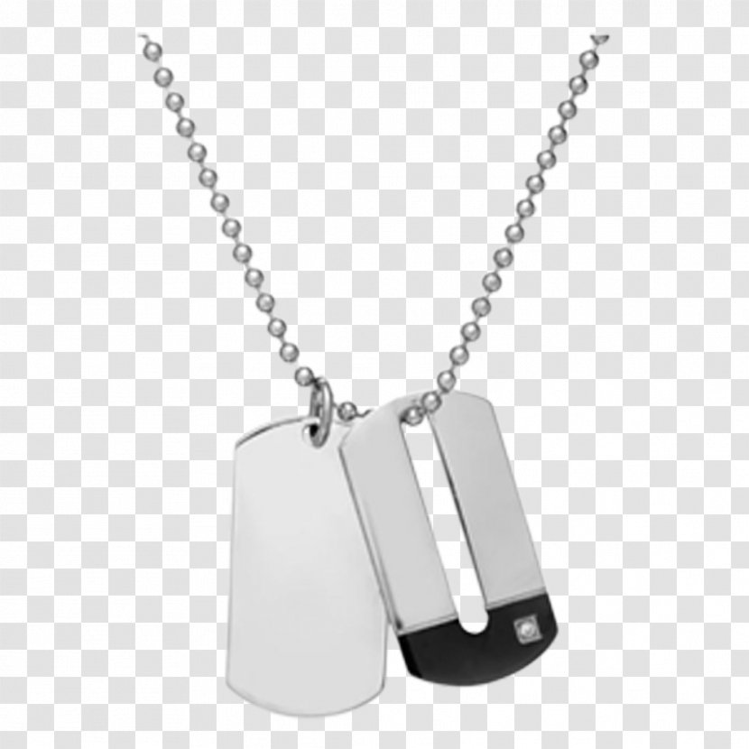 Cross Necklace Charms & Pendants Dog Tag Chain - Cubic Zirconia - Tags Transparent PNG