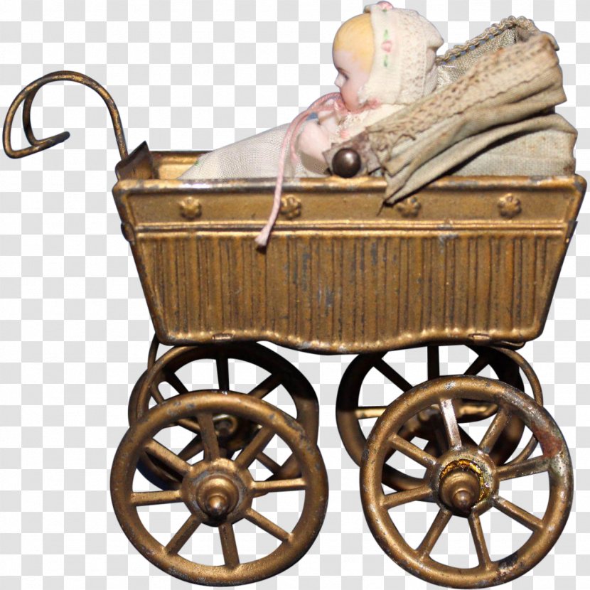 Doll Stroller Wagon Carriage Baby Transport - Cart - Pram Transparent PNG