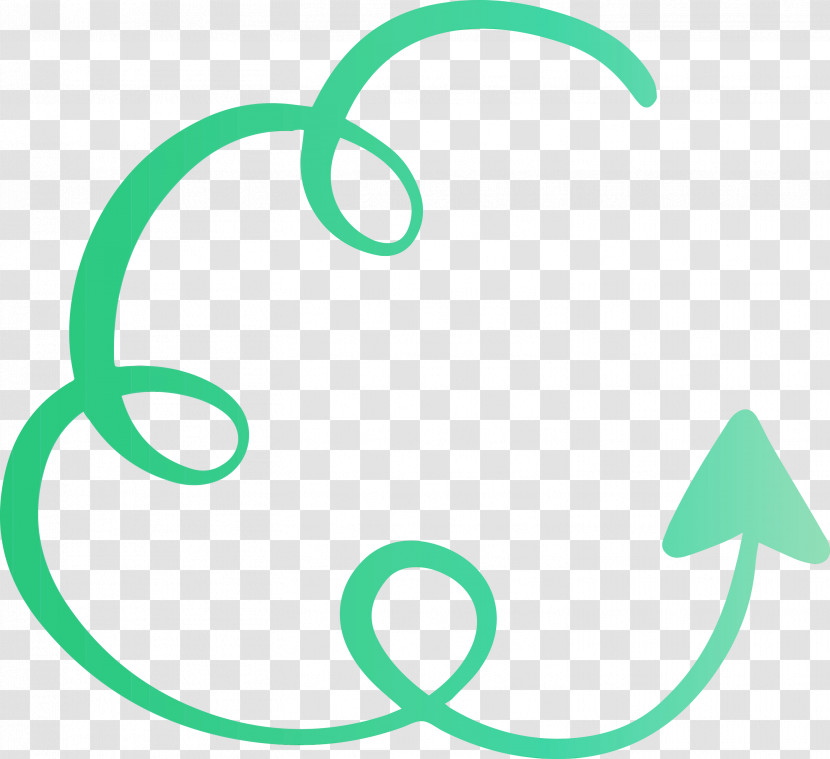 Green Line Circle Symbol Transparent PNG
