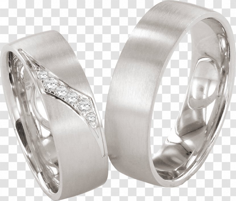 Wedding Ring Jewellery Platinum Of O - Gold Transparent PNG