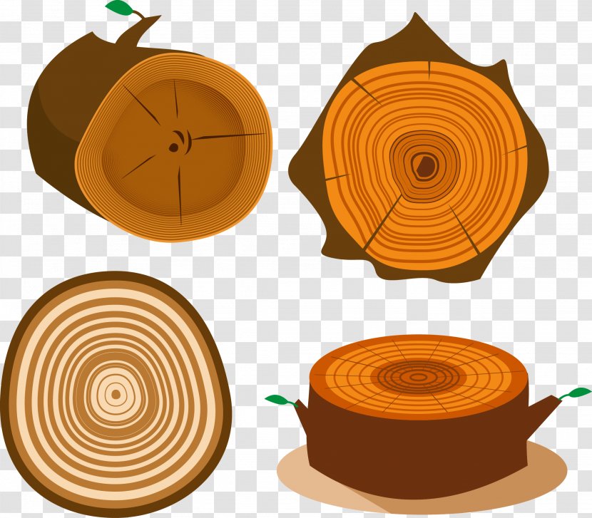 Tree Stump Wood Euclidean Vector - Table Transparent PNG