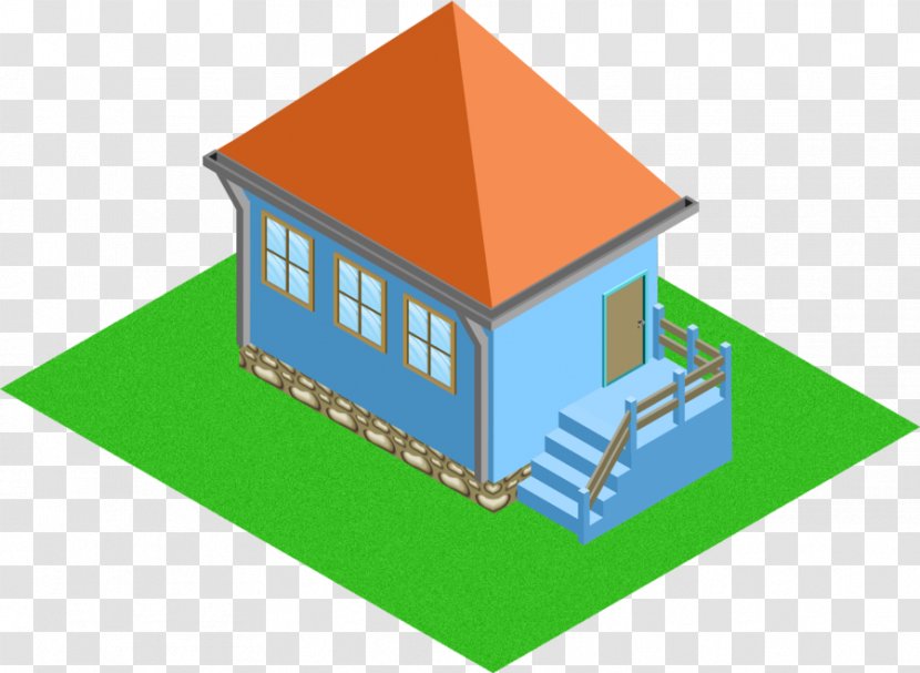 Building House Property Facade Real Estate - Shed - Isometric Transparent PNG
