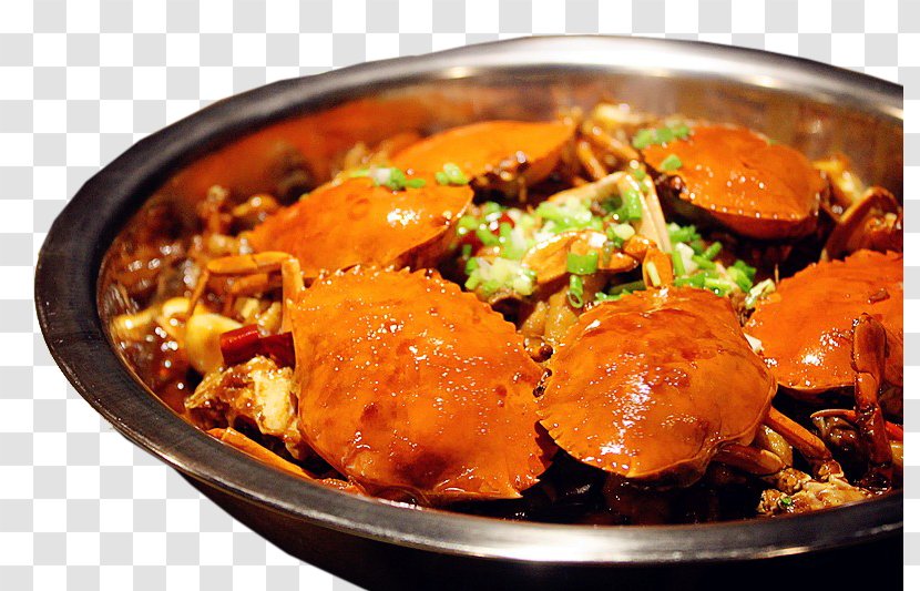 Crab Meat Hot Pot Breakfast - Dish - Slightly Spicy Stainless Steel Pots Big Transparent PNG