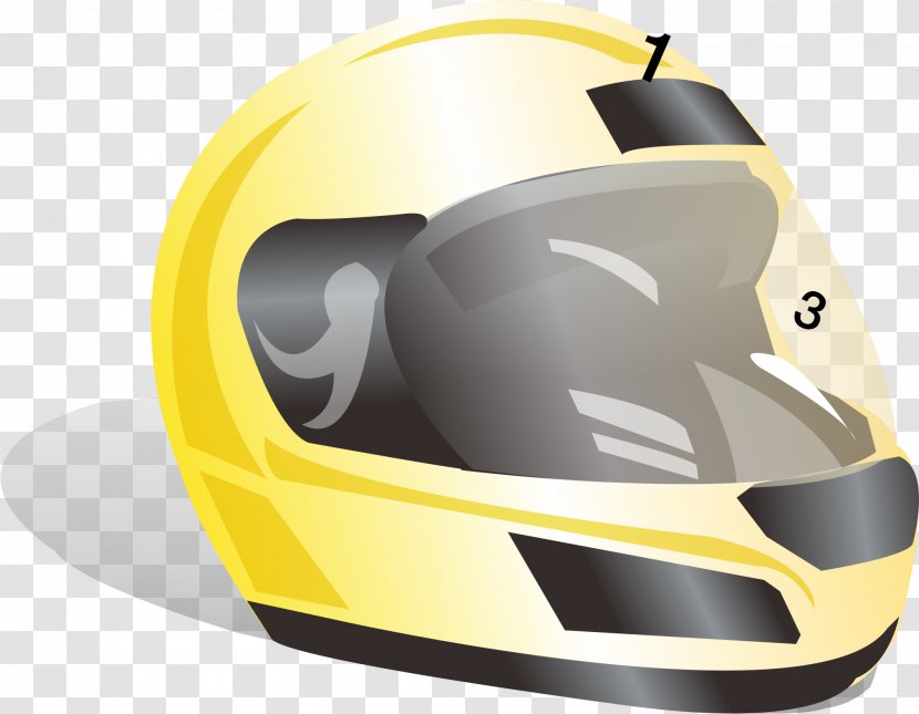 Euclidean Vector Helmet Icon - Ski - Yellow Transparent PNG