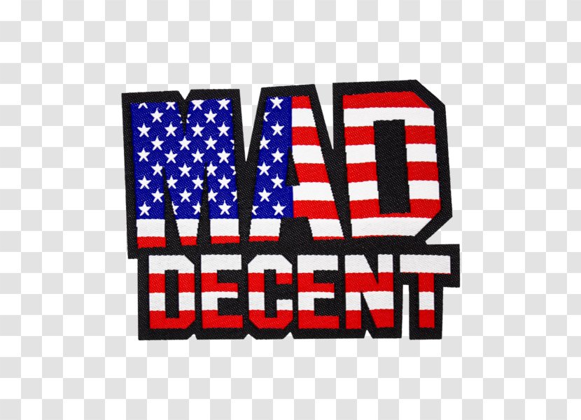 T-shirt Flag Of The United States Mad Decent - Patch Transparent PNG