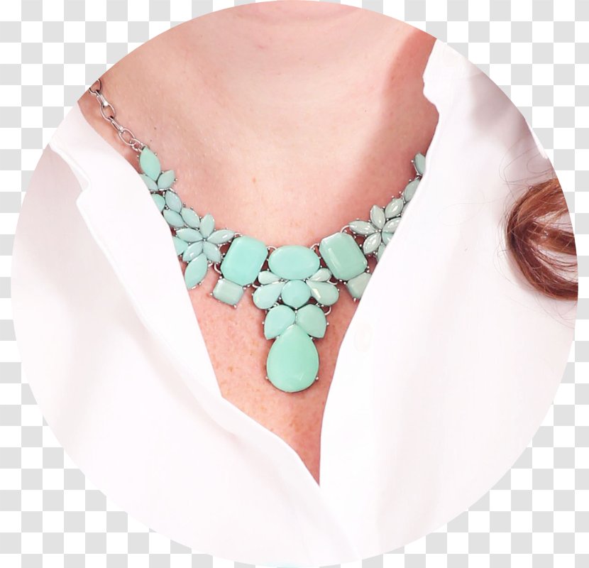 Necklace Turquoise Amanda Creation Chain - Husband Transparent PNG