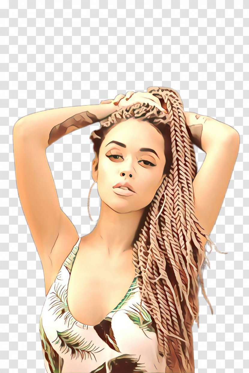 Hair Hairstyle Beauty Eyebrow Skin - Dreadlocks - Blond Photo Shoot Transparent PNG