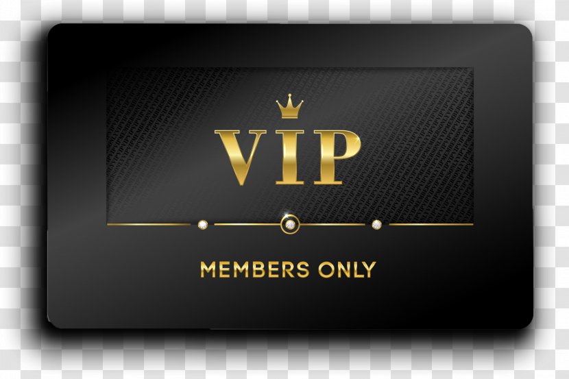 Download - Brand - Commerce Company Vip Membership Card Transparent PNG