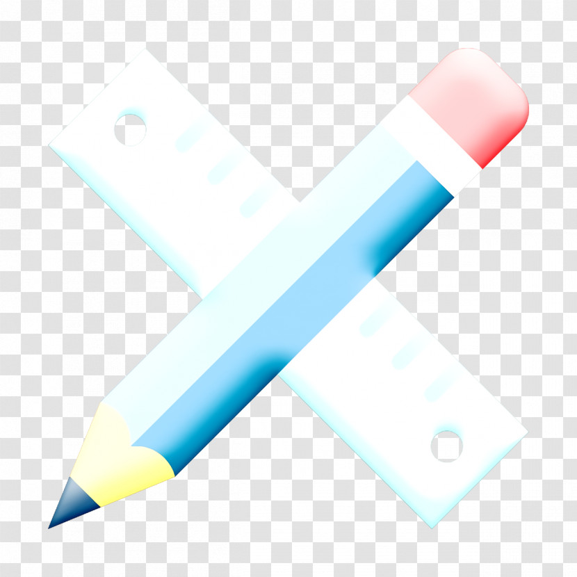 Pencil Icon High School Icon Ruler Icon Transparent PNG