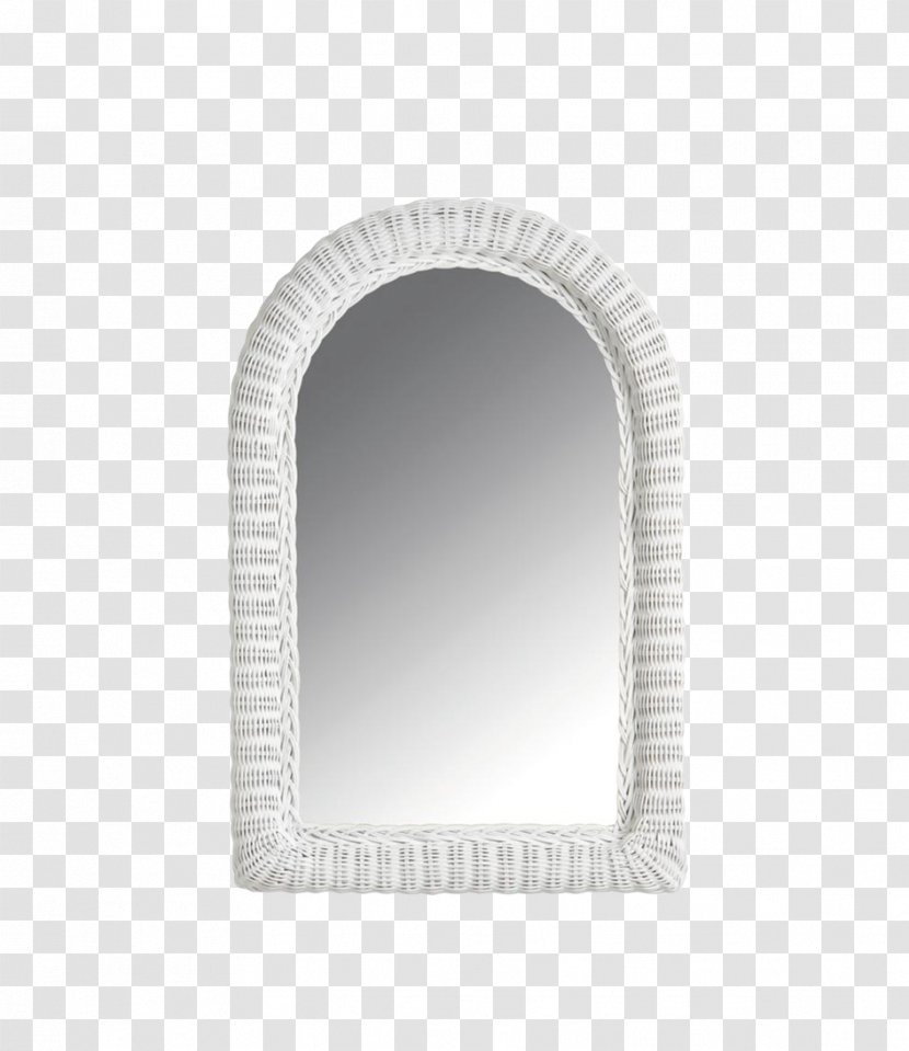 Mirror Rattan Light White Color Transparent PNG
