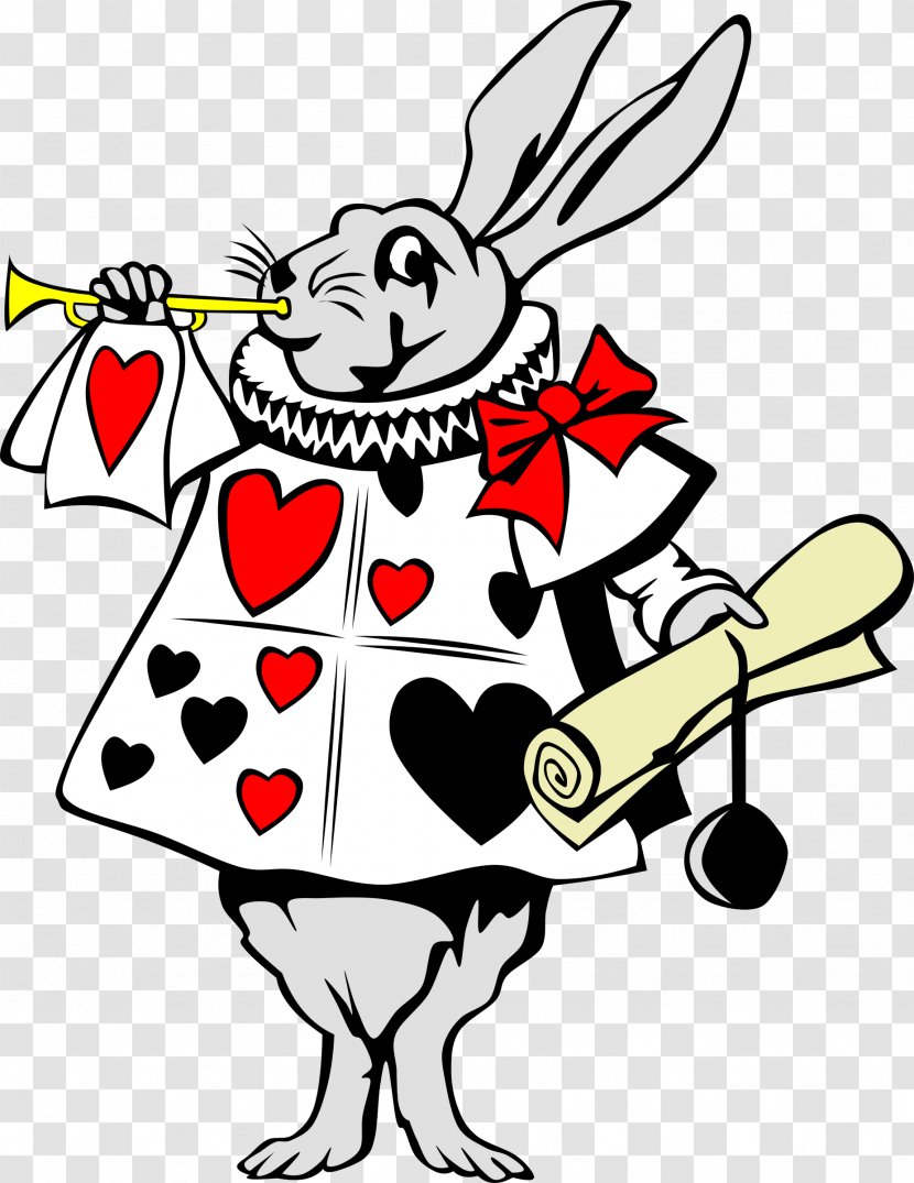 Alices Adventures In Wonderland White Rabbit Queen Of Hearts - Alice Transparent Picture Transparent PNG