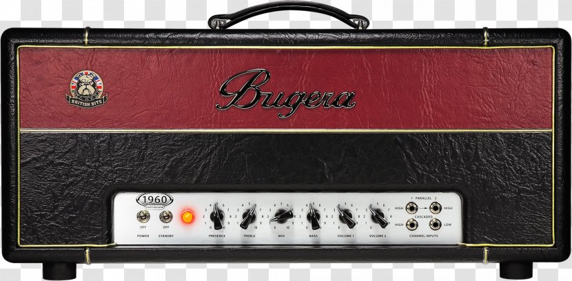 Guitar Amplifier Bugera 1960 Infinium Valve EL34 - Heart - Bass Volume Transparent PNG