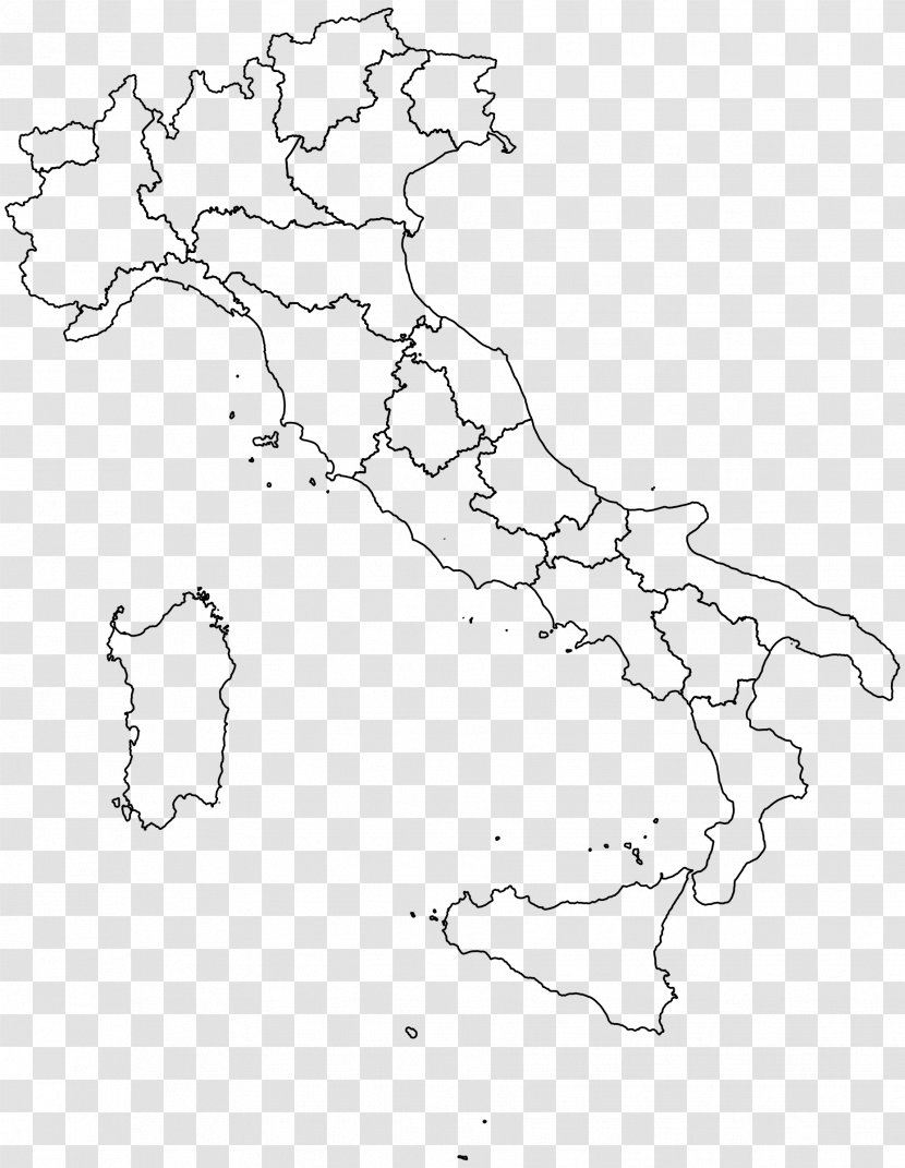 Regions Of Italy Emilia-Romagna Vector Map - Europe Transparent PNG