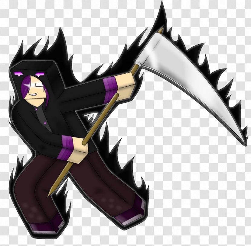 Legendary Creature Weapon Supernatural Animated Cartoon - Mythical - Herobrine Transparent PNG