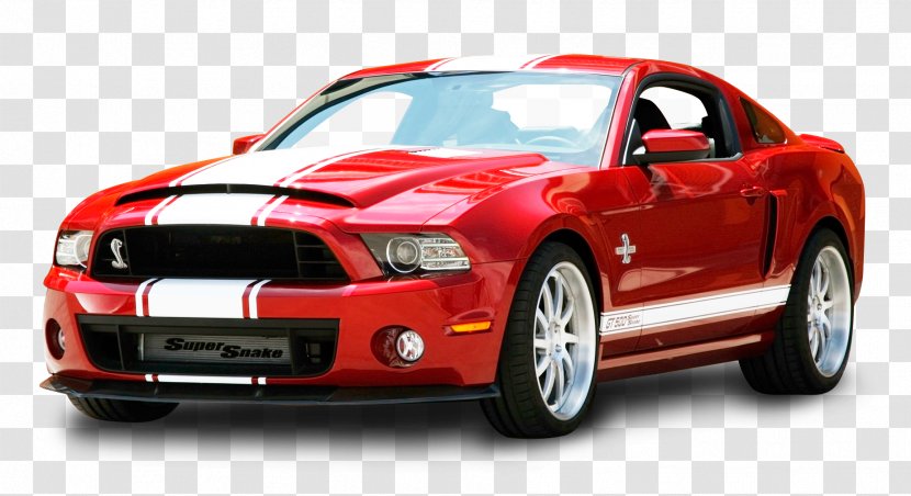 2014 Ford Shelby GT500 Mustang Car - Coupe - Red Snake Transparent PNG