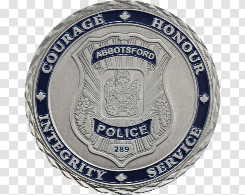 Abbotsford Police Department Badge Army Officer The Branding - Sen Transparent PNG