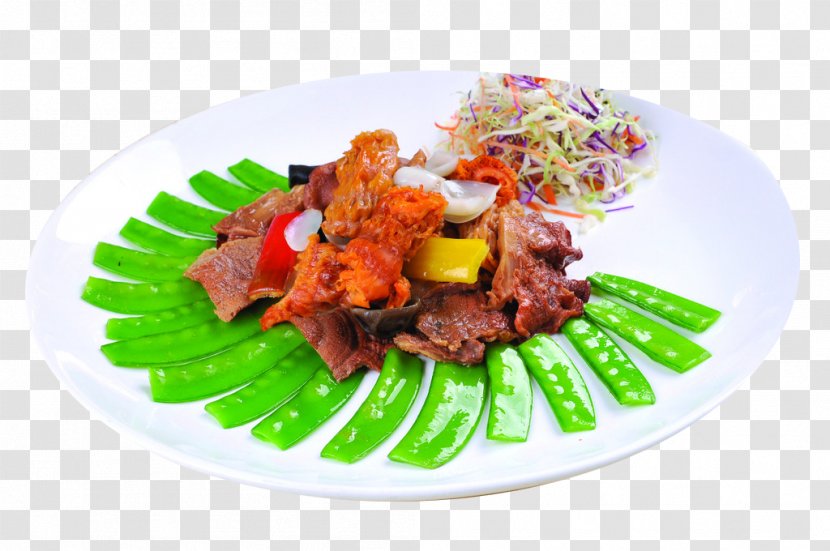 Dish Delicatessen Vegetarian Cuisine Food Stir Frying - Beef - Elm Ear Coral Lily Fried Mussels Transparent PNG