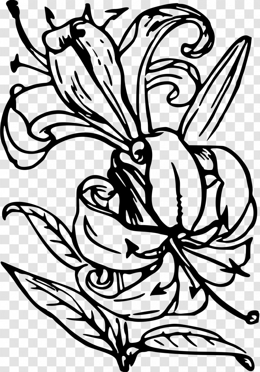 Floral Design Flower Clip Art - Monochrome Photography - Osmanthus Transparent PNG