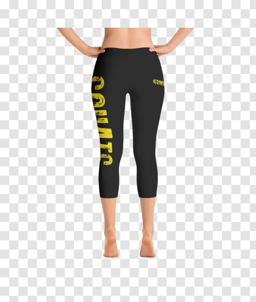 Leggings Yoga Pants Capri Clothing Tights - Silhouette - Squats Transparent PNG