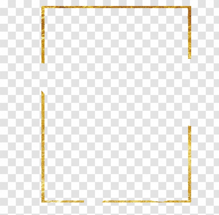 Material Pattern - Area - Old Golden Frame Transparent PNG